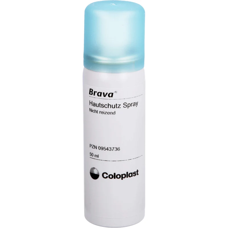 Brava Hautschutz-Spray zum Schutz der Haut vor Ausscheidungen und Haftmaterial, 50 ml Lösung