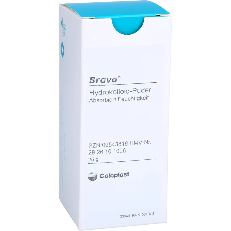 Brava Hydrokolloid Puder bei Hautirritationen bei Stomaversorgung, 25 g Puder