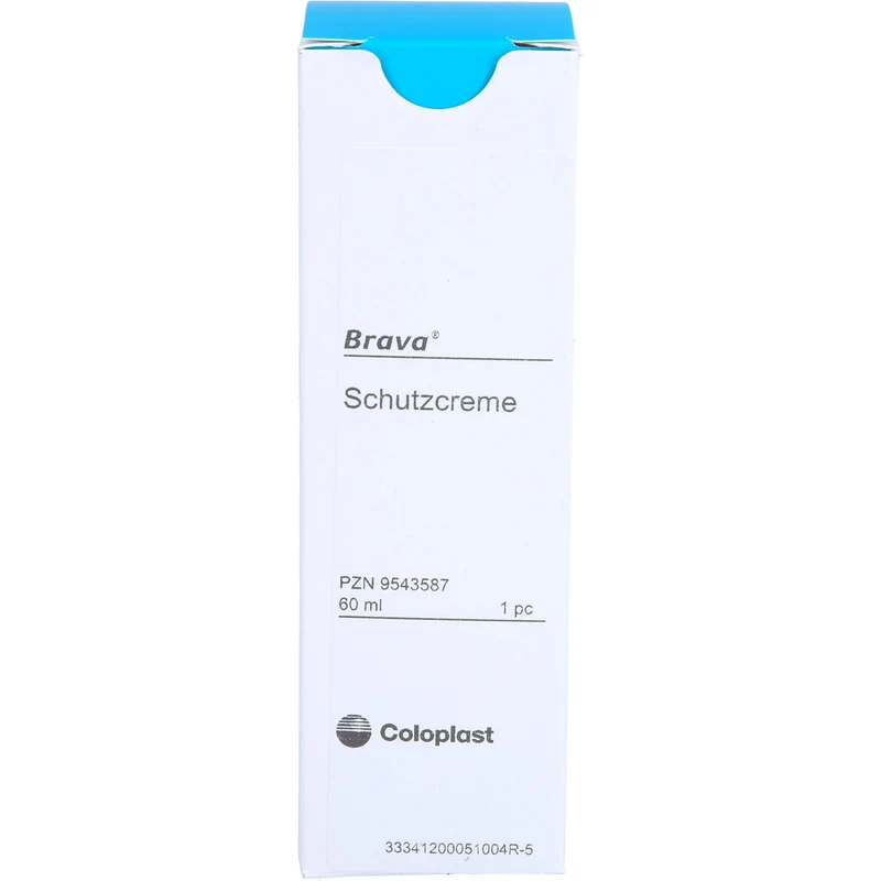 Brava Hautschutzcreme zur Unterstützung der Pflege wunder, trockener und irritierter Haut, 60 ml Creme