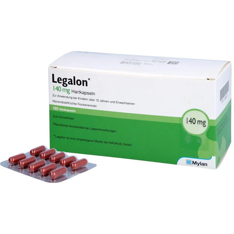 Legalon 140 kohlpharma Hartkapseln bei Lebererkrankungen, 180 St. Kapseln