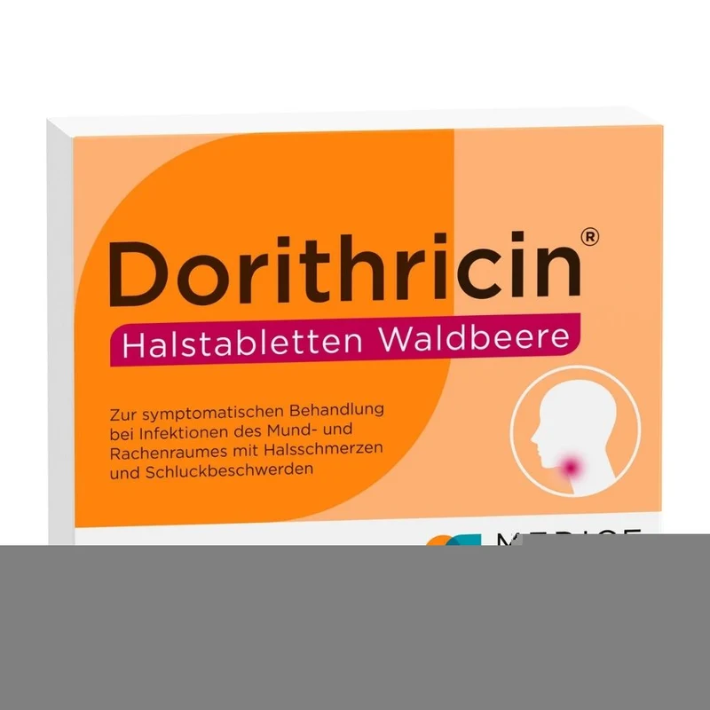 Dorithricin Halstabletten Waldbeere, 0,5 mg / 1,0 mg / 1,5 mg, Lutschtabletten, 40 St. Tabletten