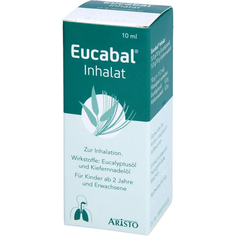 Eucabal Inhalat 5 g/10 g Lösung zur Inhalation bei Erkältungskrankheiten, 10 ml Lösung