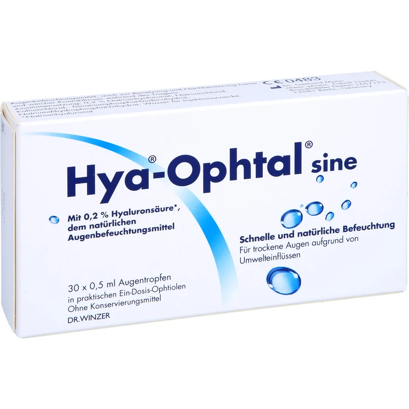 Hya-Ophtal sine, 30X0.5 ml ATR