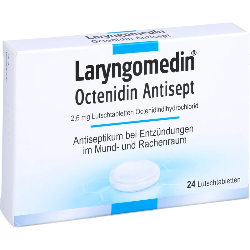 Laryngomedin Octenidin Antisept 2,6 mg Lutschtabletten, 24 St. Tabletten