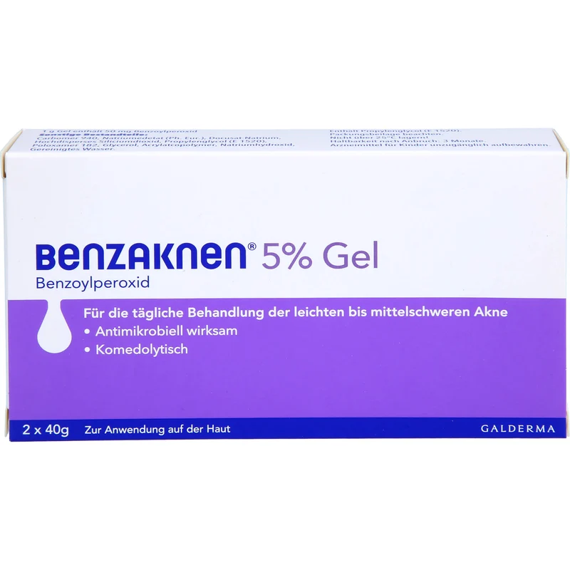 BENZAKNEN 5% Gel, 80 g Gel