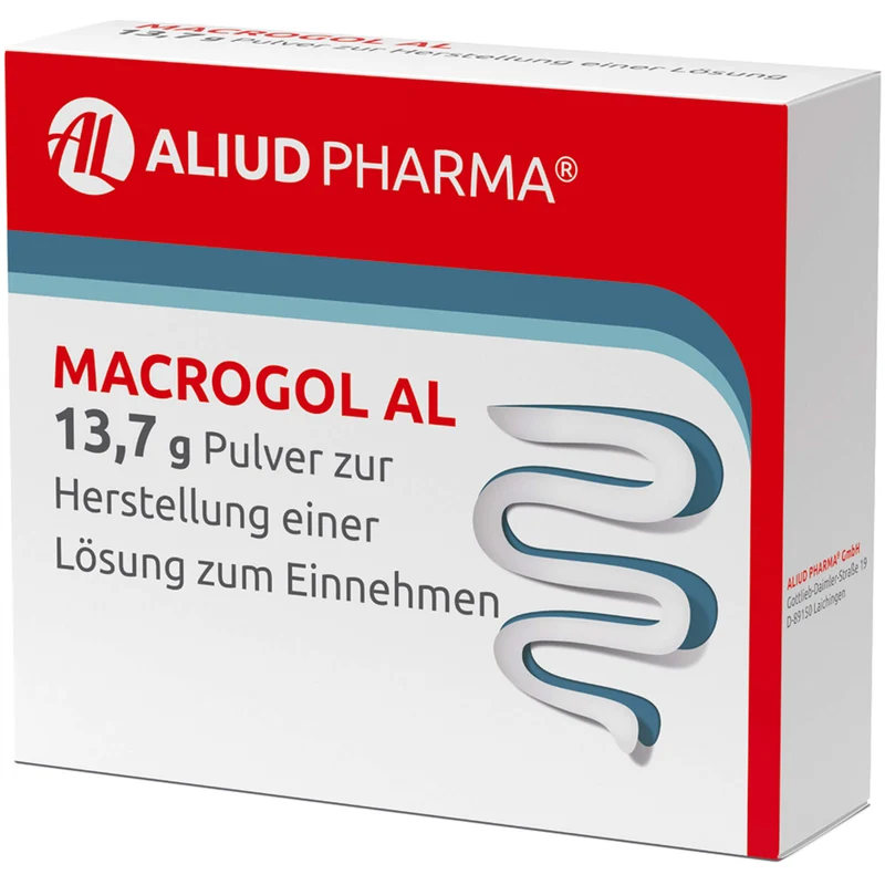Macrogol AL Pulver bei chronischer Verstopfung mit Zitronenaroma, 20 St. Pulver
