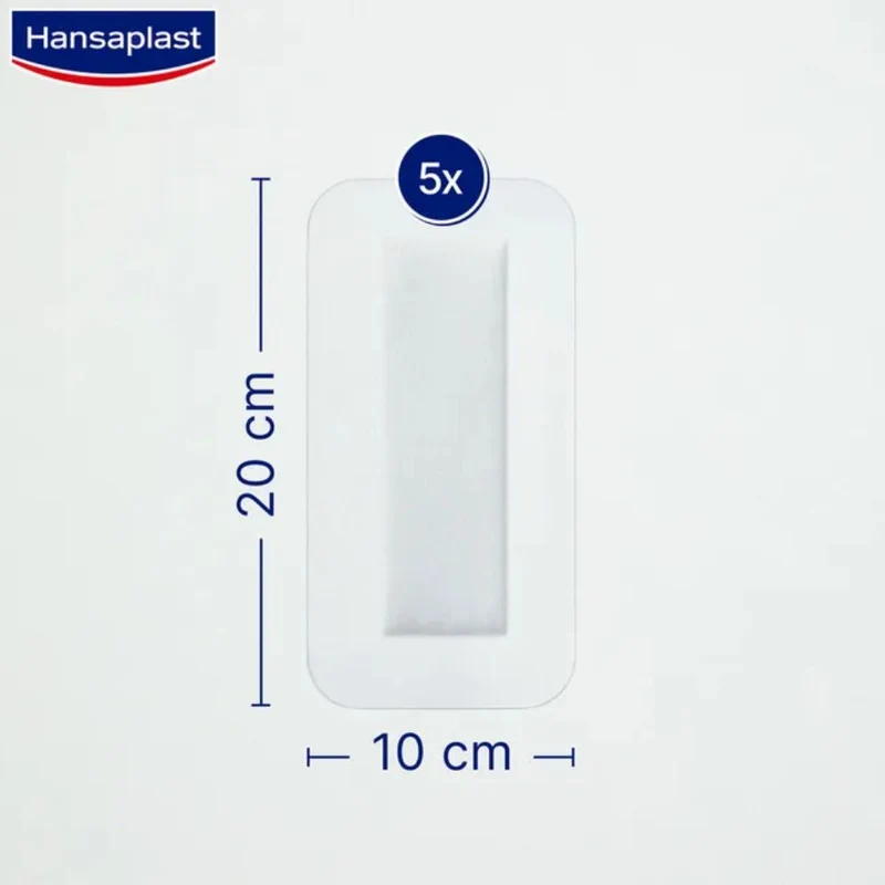 Hansaplast Aqua Protect 4XL Wundpflaster 10 x 20 cm, 5 St. Pflaster