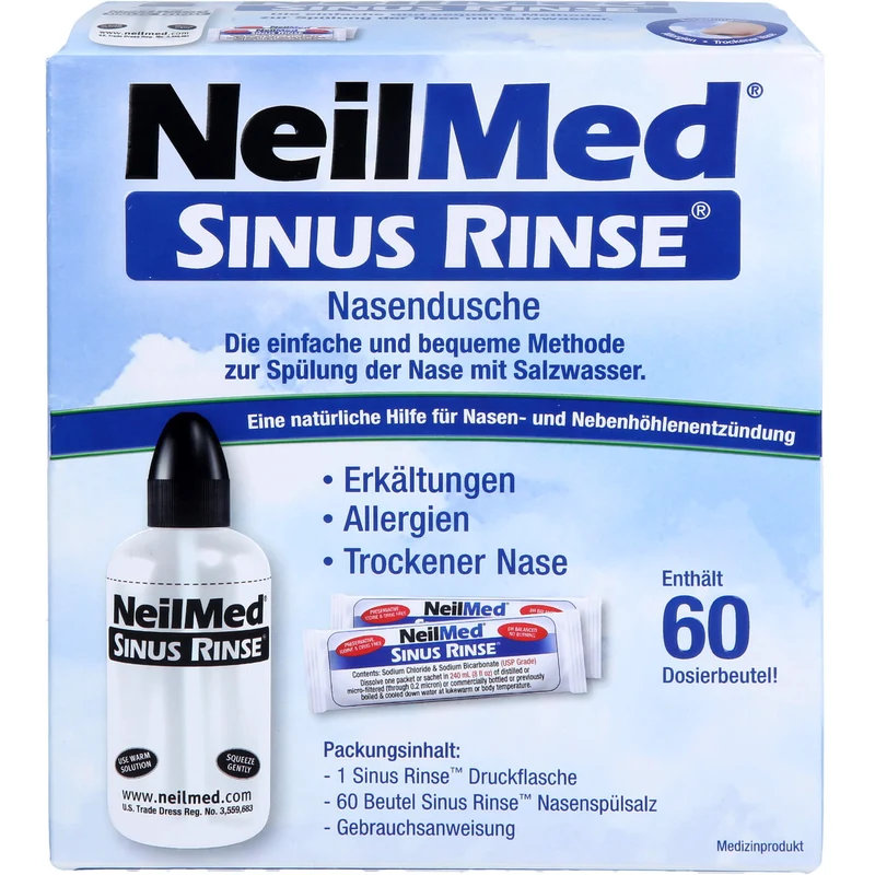 NeilMed SINUS RINSE Nasendusche, 60 St. Beutel