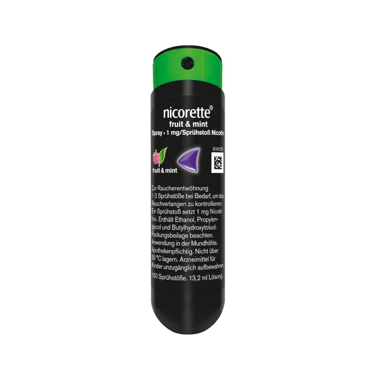 nicorette fruit & mint Spray zur Anwendung in der Mundhöhle, 1 St. Spray