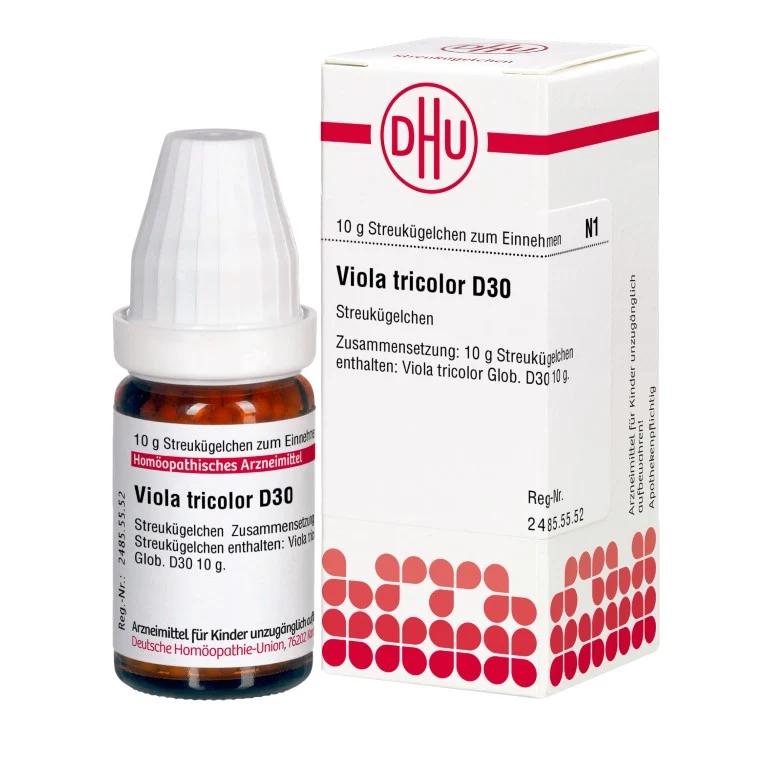 Viola tricolor D30 DHU Globuli, 10 g Globuli
