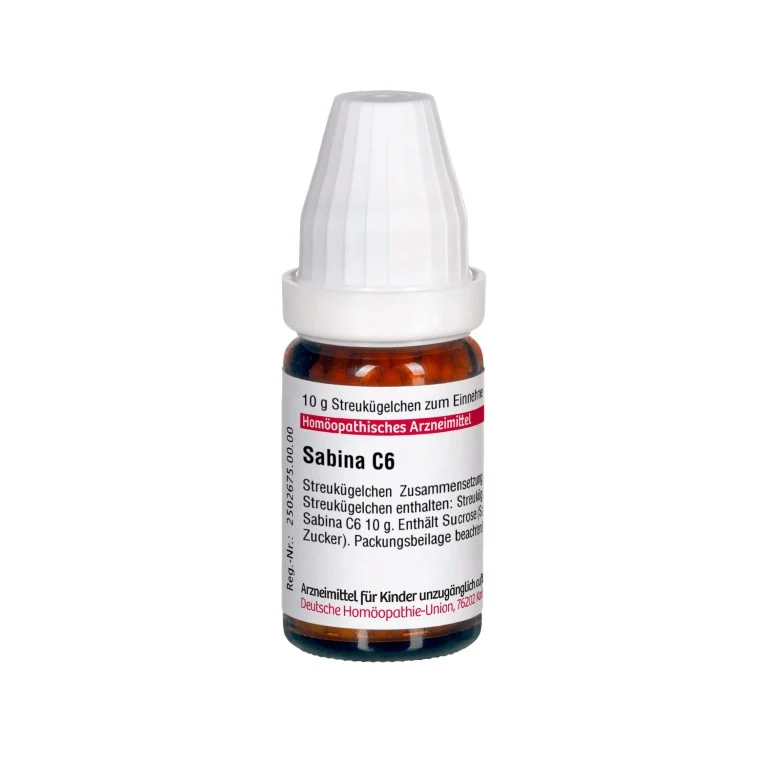 Sabina C6 DHU Globuli, 10 g Globuli
