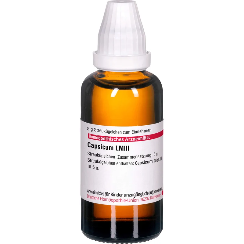Capsicum LM III DHU Globuli, 5 g Globuli