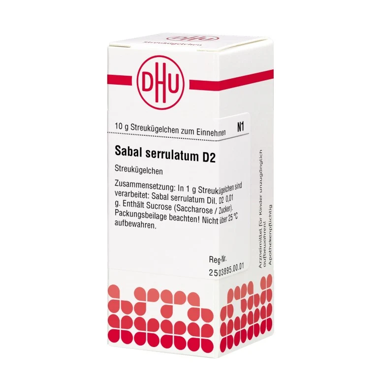 Sabal serrulatum D2 DHU Globuli, 10 g Globuli