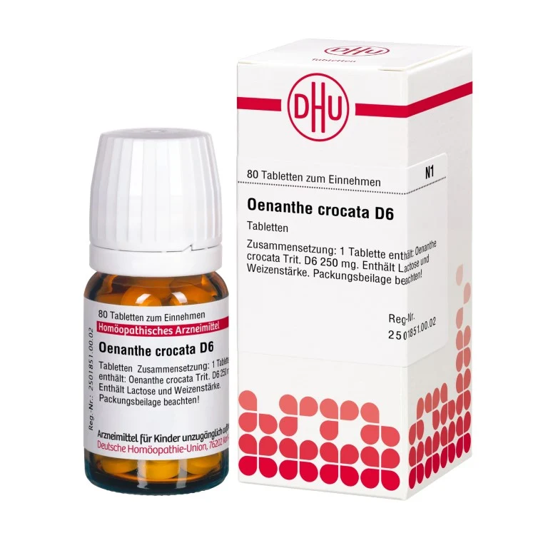 Oenanthe crocata D6 DHU Tabletten, 80 St. Tabletten