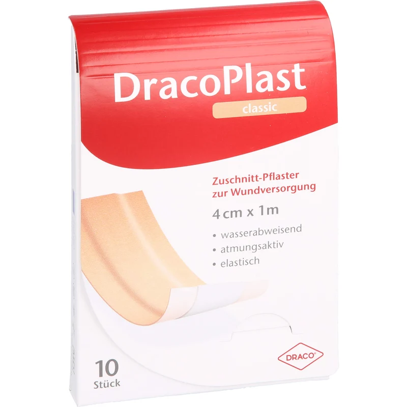 DracoPlast Classic Pflaster 1 m x 4 cm, 1 St. Pflaster