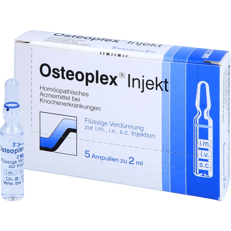 Osteoplex Injekt flüssige Verdünnung bei Knochenerkrankungen, 5 St. Ampullen