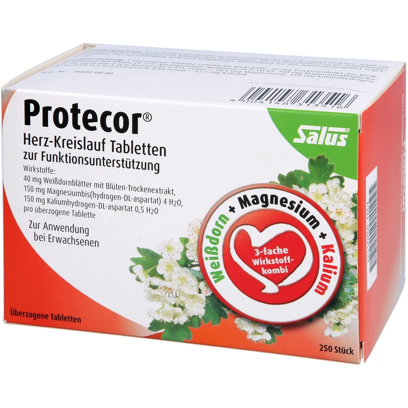 Salus Protecor Herz-Kreislauf Tabletten zur Funktionsunterstützung, 250 St. Tabletten
