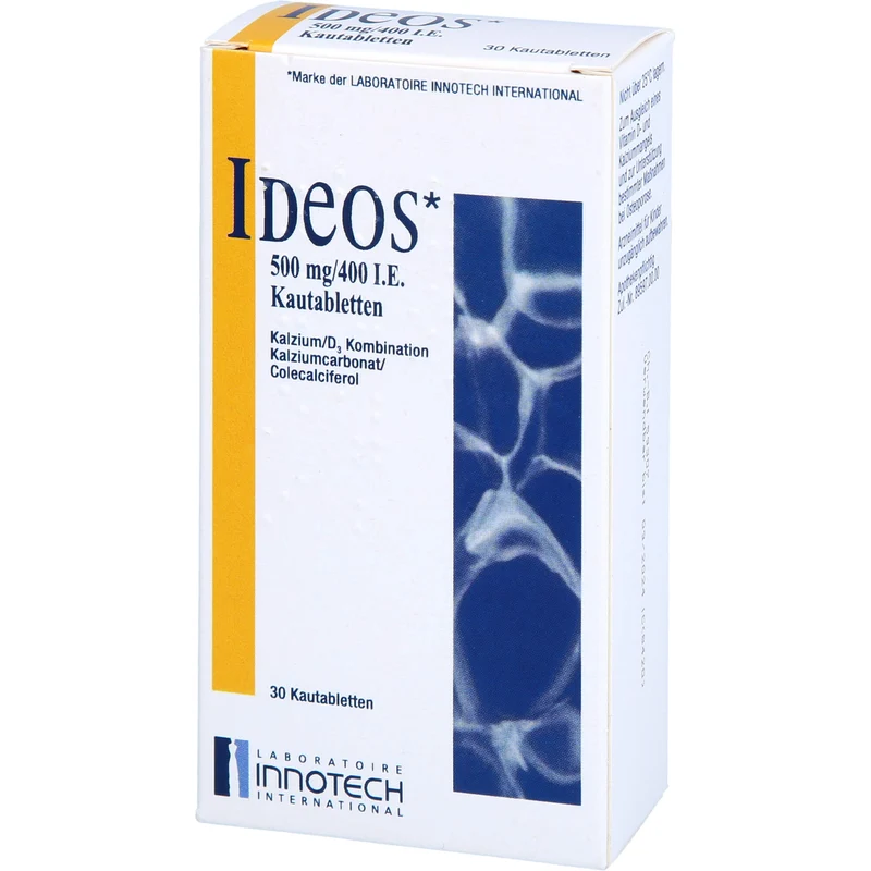 Ideos 500 mg / 400 I.E. Emra Kautabletten, 30 St. Tabletten