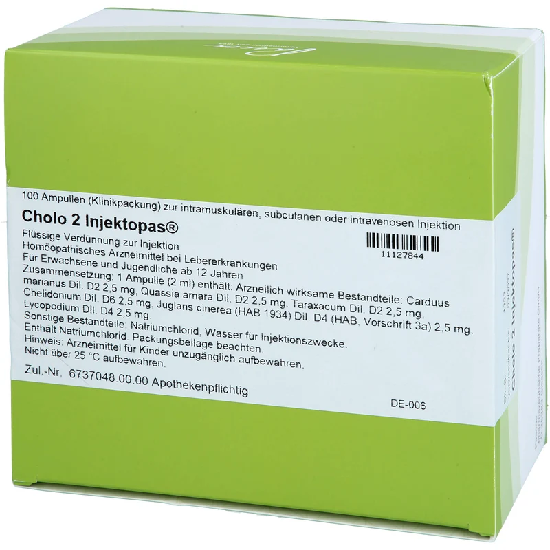 Cholo 2 Injektopas®, Flüssige Verdünnung zur Injektion, 100 St AMP