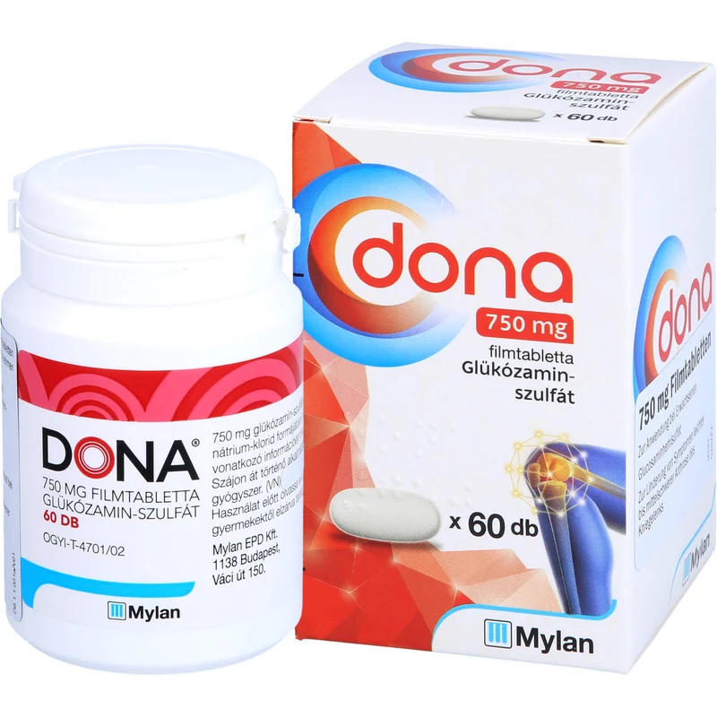 Dona 750 mg axicorp Filmtabletten bei leichter bis mittelschwerer Arthrose des Kniegelenks, 60 St. Tabletten