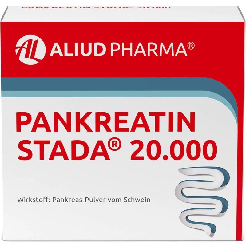 STADA Pankreatin 20.000 magensaftresistente Hartkapseln, 50 St. Kapseln