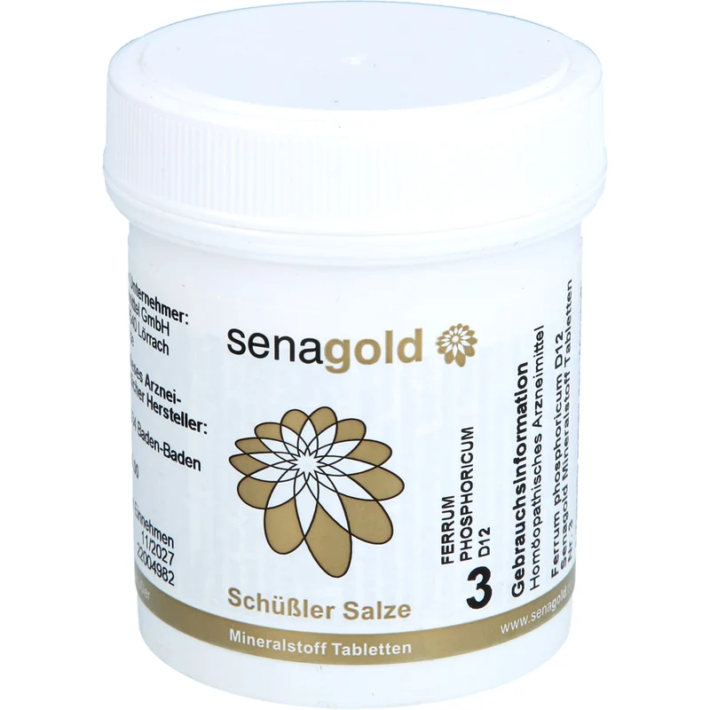 Biochemie Senagold 3 Ferrum phosphoricum D12 Tbl., 400 St. Tabletten