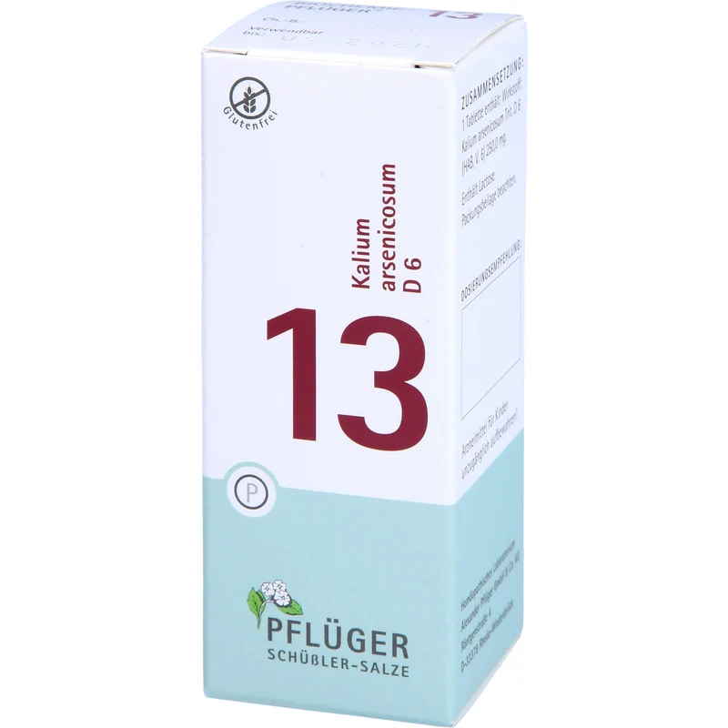 Pflüger Biochemie Nr.13 Kalium arsenicosum D6 Tabletten, 100 St. Tabletten
