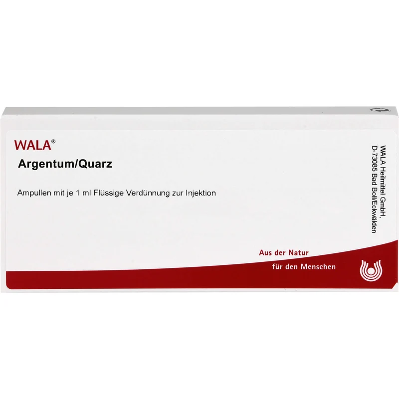 Argentum/Quarz Wala Ampullen, 10 St. Ampullen