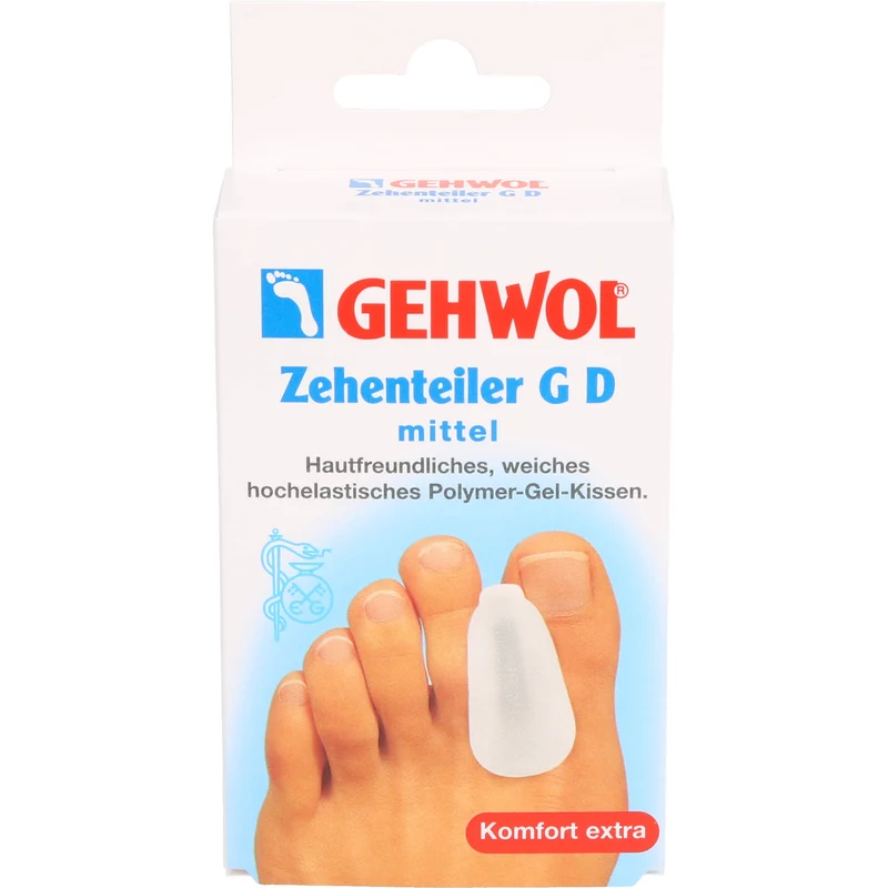 GEHWOL Zehenteiler G mittel, 3 St. Zehenteiler