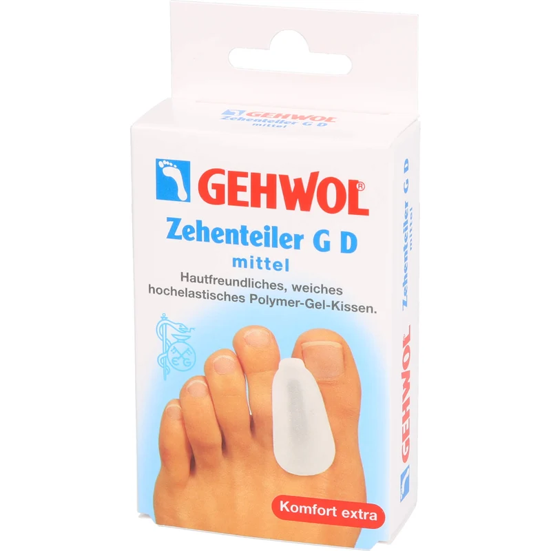 GEHWOL Zehenteiler G mittel, 3 St. Zehenteiler