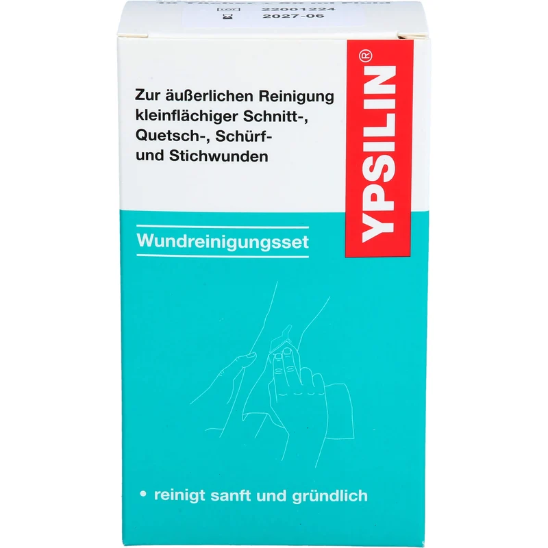 YPSILIN Wundreinigungsset zur Reinigung von kleinflächigen Wunden, 1 St. Set