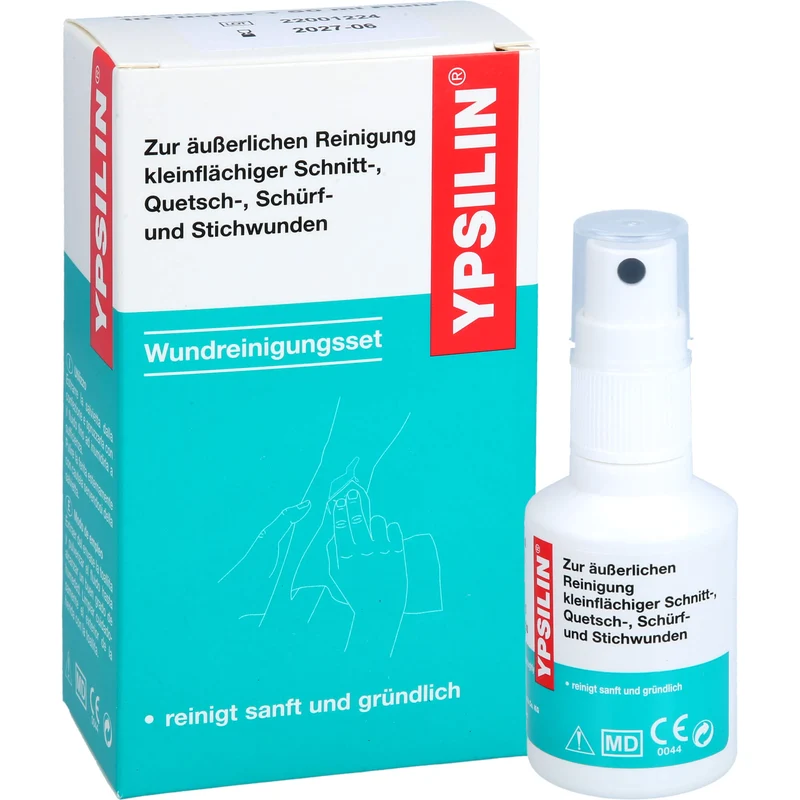 YPSILIN Wundreinigungsset zur Reinigung von kleinflächigen Wunden, 1 St. Set