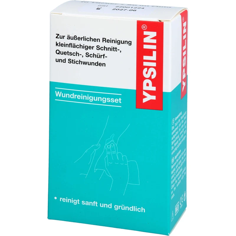 YPSILIN Wundreinigungsset zur Reinigung von kleinflächigen Wunden, 1 St. Set