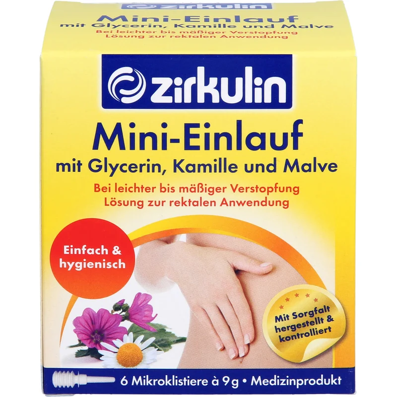 Zirkulin Mini-Einlauf mit Glyzerin, 9 St. Klistiere