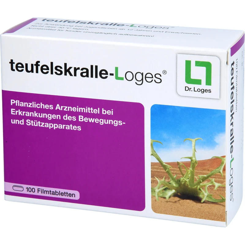teufelskralle-Loges Tabletten bei Erkankungen des Bewegungs- und Stützapparates, 100 St. Tabletten