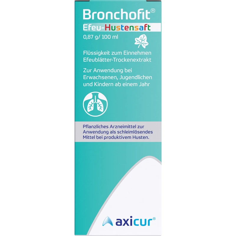 Bronchofit Efeu-Hustensaft, 0,87 g/100 ml, Flüssigkeit zum Einnehmen, 100 ml Lösung