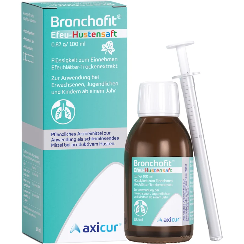 Bronchofit Efeu-Hustensaft, 0,87 g/100 ml, Flüssigkeit zum Einnehmen, 100 ml Lösung