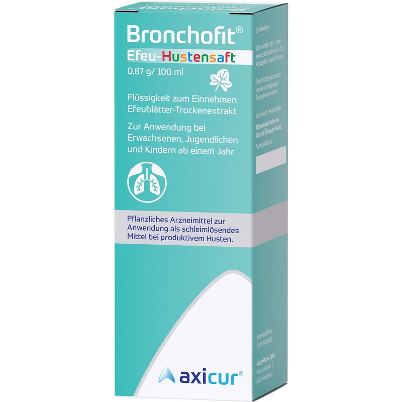 Bronchofit Efeu-Hustensaft, 0,87 g/100 ml, Flüssigkeit zum Einnehmen, 100 ml Lösung