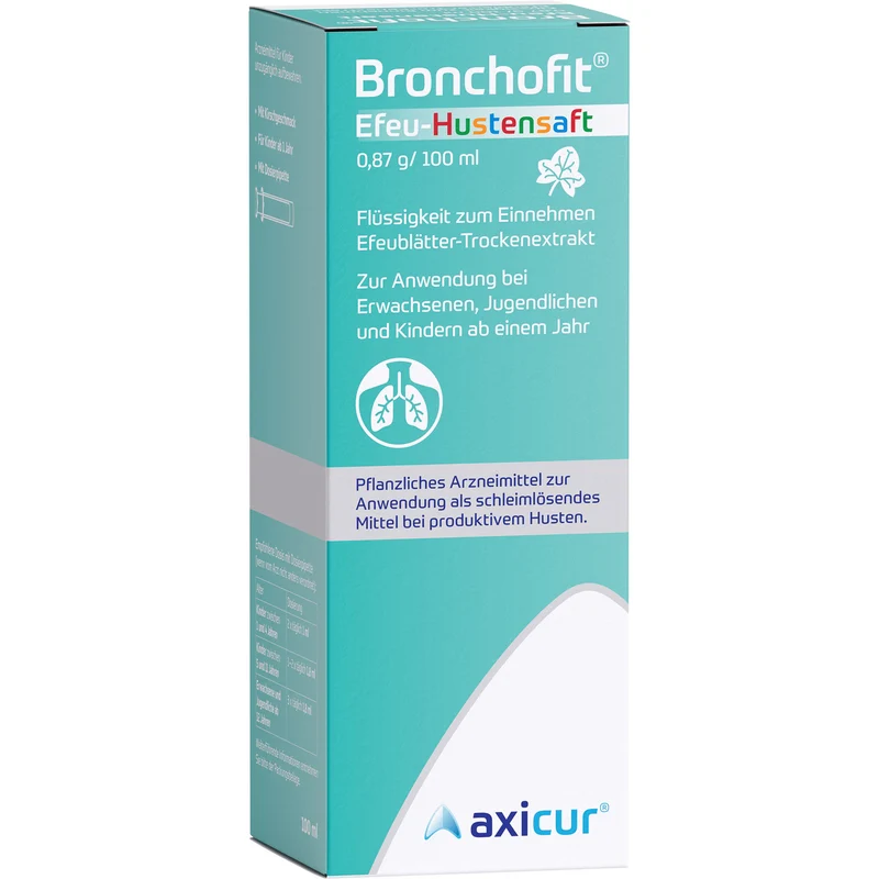 Bronchofit Efeu-Hustensaft, 0,87 g/100 ml, Flüssigkeit zum Einnehmen, 100 ml Lösung