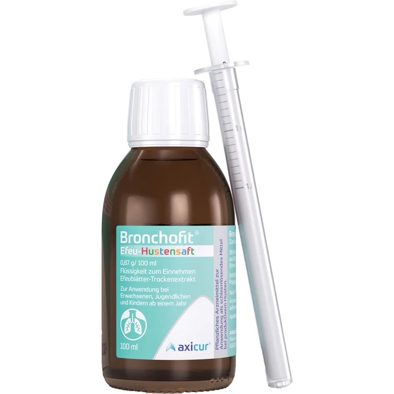 Bronchofit Efeu-Hustensaft, 0,87 g/100 ml, Flüssigkeit zum Einnehmen, 100 ml Lösung