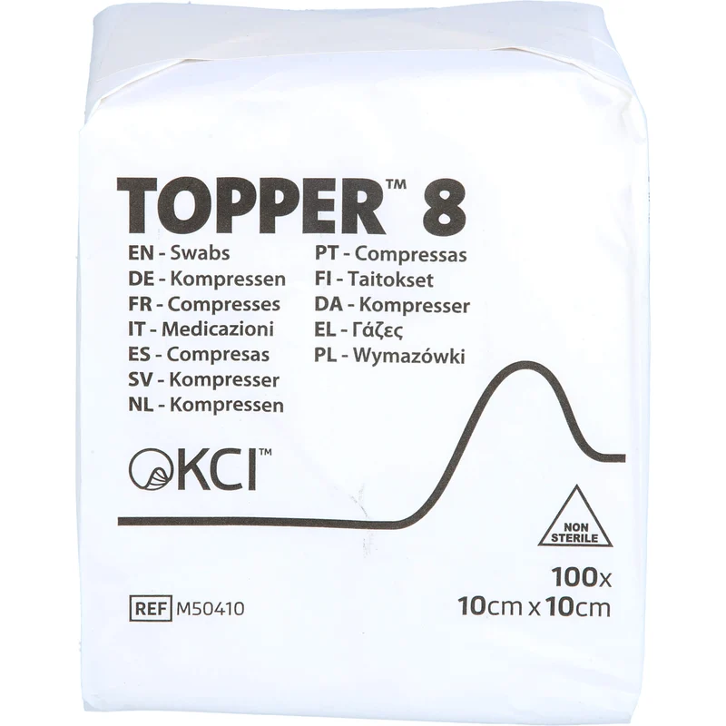 TOPPER 8 UNST 10 X 10 cm 50410, 100 St. Kompressen