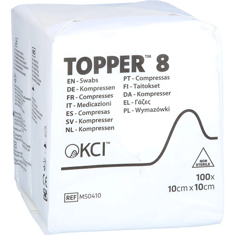 TOPPER 8 UNST 10 X 10 cm 50410, 100 St. Kompressen