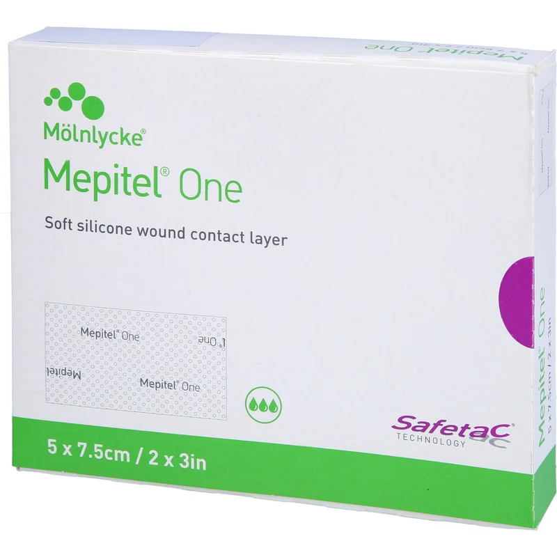 Mepitel One Silikon Netzverband 5 x 7,5 cm, 10 St. Wundauflagen