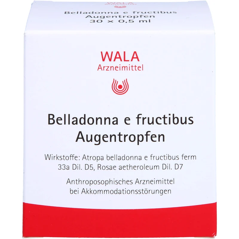 WALA Belladonna e fructibus Augentropfen, 30 St. Lösung