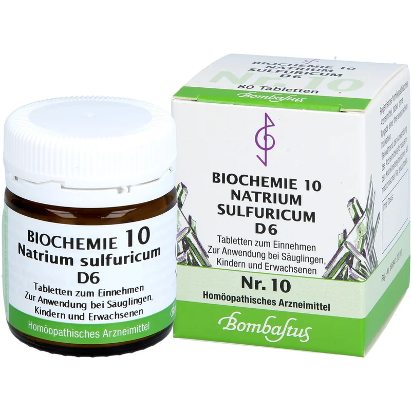 Biochemie 10 Natrium sulfuricum Bombastus D6 Tbl., 80 St TAB