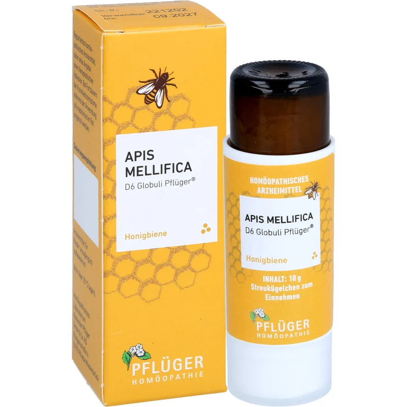 Pflüger Apis mellifica D6 Globuli im Dosierspender, 10 g Globuli