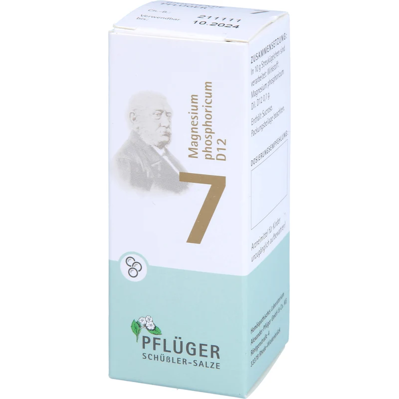 Pflüger Biochemie Nr.7 Magnesium phosphoricum D12 Globuli, 15 g Globuli
