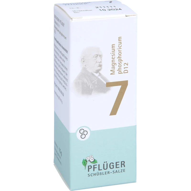 Pflüger Biochemie Nr.7 Magnesium phosphoricum D12 Globuli, 15 g Globuli