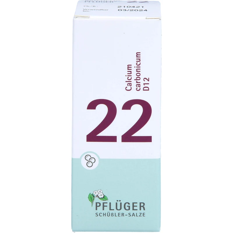 Pflüger Biochemie Nr.22 Calcium carbonicum D12 Globuli, 15 g Globuli