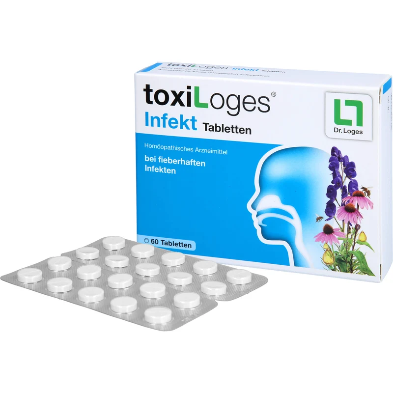 ToxiLoges Infekt Tabletten bei fieberhaften Infekten, 60 St. Tabletten